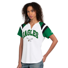 Philadelphia Eagles Starter Women's Game On Notch Neck T-Shirt - White outlet