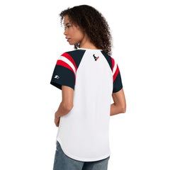 Houston Texans Starter Women's Game On Notch Neck T-Shirt - White for sale