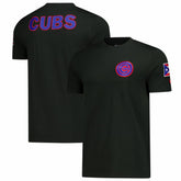 Chicago Cubs Puerto Rico Country Flag T-Shirt - Black | New Era