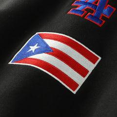 Los Angeles Dodgers Puerto Rico Country Flag Hoodie - Black | New Era