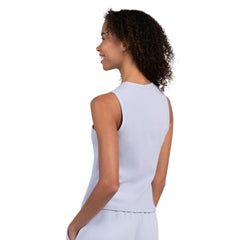 Los Angeles Rams Starter Women's Travel Pastels Cropped Tank - Pastel Blue sale