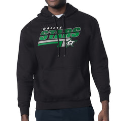 Dallas Stars Starter Logo Push Fleece Hoodie Black