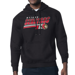 Ottawa Senators Starter Logo Push Fleece Hoodie Black