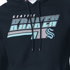 Seattle Kraken Starter Logo Push Fleece Hoodie Deep Sea Blue