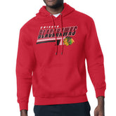 Chicago Blackhawks Starter Logo Push Fleece Hoodie Red