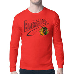 Chicago Blackhawks Starter Modern Tailsweep Long Sleeve T-Shirt Red