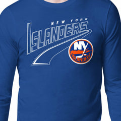 New York Islanders Starter Modern Tailsweep Long Sleeve T-Shirt Royal