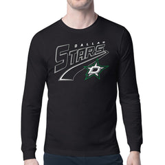 Dallas Stars Starter Modern Tailsweep Long Sleeve T-Shirt Black