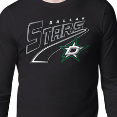 Dallas Stars Starter Modern Tailsweep Long Sleeve T-Shirt Black