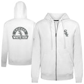 Chicago White Sox Levelwear Podium Chenille Logo Full-Zip Hoodie - White