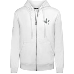 Houston Astros Levelwear Podium Chenille Logo Full-Zip Hoodie - White