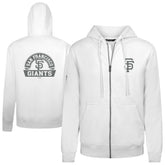 San Francisco Giants Levelwear Podium Banner Arch Full-Zip Hoodie - White