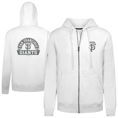 San Francisco Giants Levelwear Podium Banner Arch Full-Zip Hoodie - White