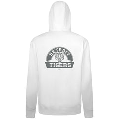 Detroit Tigers Levelwear Podium Banner Arch Full-Zip Hoodie - White