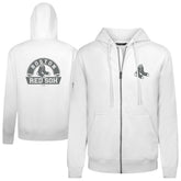 Boston Red Sox Levelwear Podium Banner Arch Full-Zip Hoodie - White