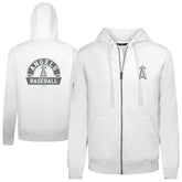Los Angeles Angels Levelwear Podium Banner Arch Full-Zip Hoodie - White