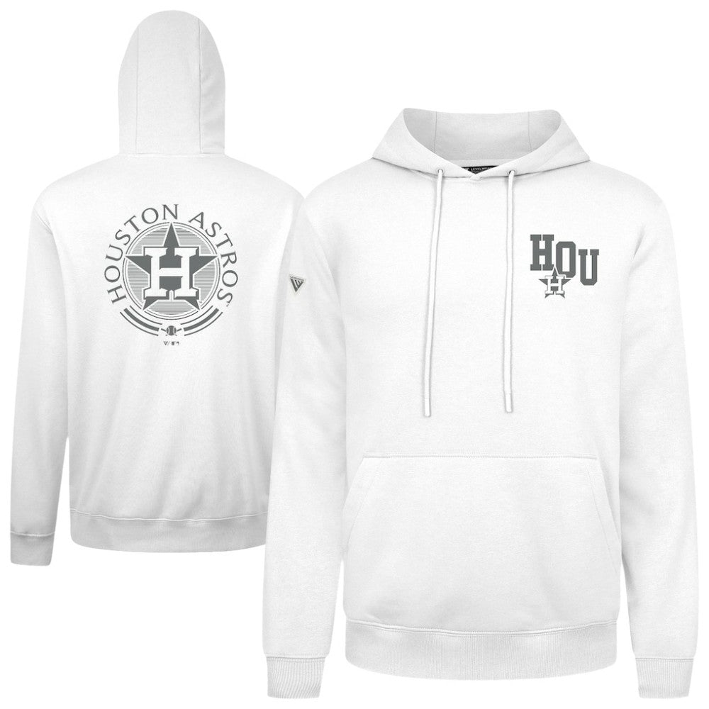Houston Astros Levelwear Podium Valiant Hoodie - White