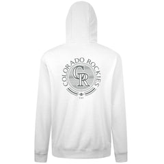 Colorado Rockies Levelwear Podium Valiant Hoodie - White