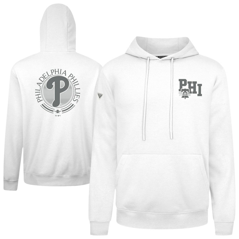 Philadelphia Phillies Levelwear Podium Grain Hoodie - White