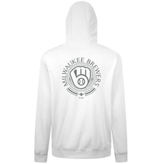 Milwaukee Brewers Levelwear Podium Grain Hoodie - White