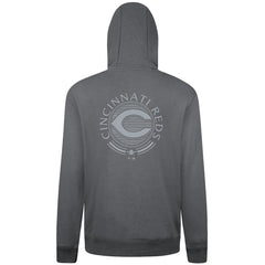Cincinnati Reds Levelwear Podium Grain Hoodie - Gray