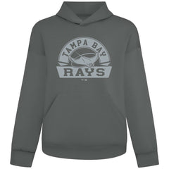 Tampa Bay Rays Levelwear Luxe Signature Banner Arch Tri-Blend Hoodie - Gray