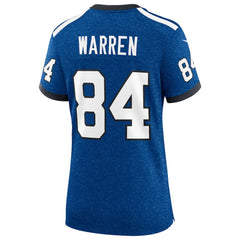 Tyler Warren Indianapolis Colts Women's Alternate 2 Indiana Nights Game Jersey - Heather Royal | Nike outlet