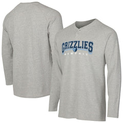 Memphis Grizzlies Concepts Sport Hawthorn Thermal Knit Long Sleeve Henley T-Shirt - Gray on sale