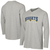 Denver Nuggets Concepts Sport Hawthorn Thermal Knit Long Sleeve Henley T-Shirt sale - Gray sale