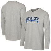 Dallas Mavericks Concepts Sport Hawthorn Thermal Knit Long Sleeve Henley T-Shirt sale - Gray for sale