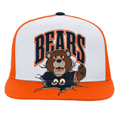 Chicago Bears Youth Team Mascot Snapback Hat - White sale