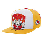 Kansas City Chiefs Youth Team Mascot Snapback Hat - White discount