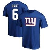 Jaxson Dart New York Giants Big & Tall Player Name & Number T-Shirt - Royal discount