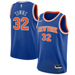 Karl-Anthony Towns New York Knicks Youth Swingman Jersey - Icon Edition - Blue | Nike cheap
