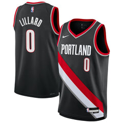 Damian Lillard Portland Trail Blazers Youth Swingman Jersey - Icon Edition - Black | Nike sale