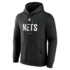Brooklyn Nets Center Court Name & Number Custom Hoodie - Black on sale