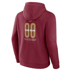 Cleveland Cavaliers Center Court Name & Number Custom Hoodie sale - Wine online