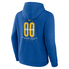 Golden State Warriors Center Court Name & Number Custom Hoodie sale - Royal for sale