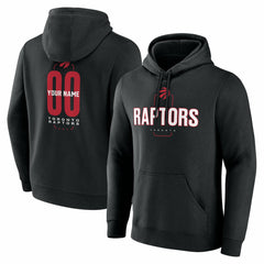 Toronto Raptors Center Court Name & Number Custom Hoodie - Black for sale