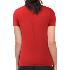 Houston Rockets G-III 4Her by Carl Banks Women's Super-Slim Lightweight Pinstripe Circle Graphic T-Shirt - Red discount
