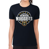 Denver Nuggets G-III 4Her by Carl Banks Women's Super-Slim Lightweight Pinstripe Circle Graphic T-Shirt sale - Navy shop