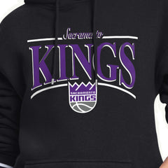 Sacramento Kings Starter Women's Arch Stripe Fleece Hoodie - Black cheap