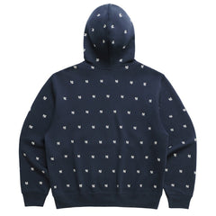 New York Yankees Madhappy Unisex All Over Fleece Full-Zip Hoodie - Navy