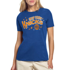 New York Knicks Starter Women's Fireworks T-Shirt - Blue cheap