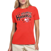 Atlanta Hawks Starter Women's Fireworks T-Shirt - Red discount