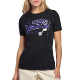 Utah Jazz Starter Women's Fireworks T-Shirt - Black online