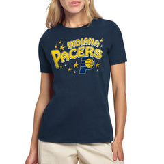 Indiana Pacers Starter Women's Fireworks T-Shirt - Navy for sale