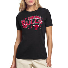 Chicago Bulls Starter Women's Fireworks T-Shirt sale - Black outlet