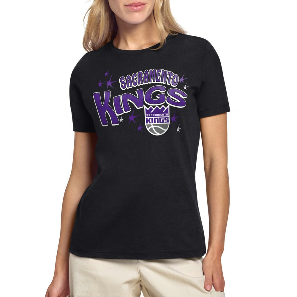 Sacramento Kings Starter Women's Fireworks T-Shirt - Black discount