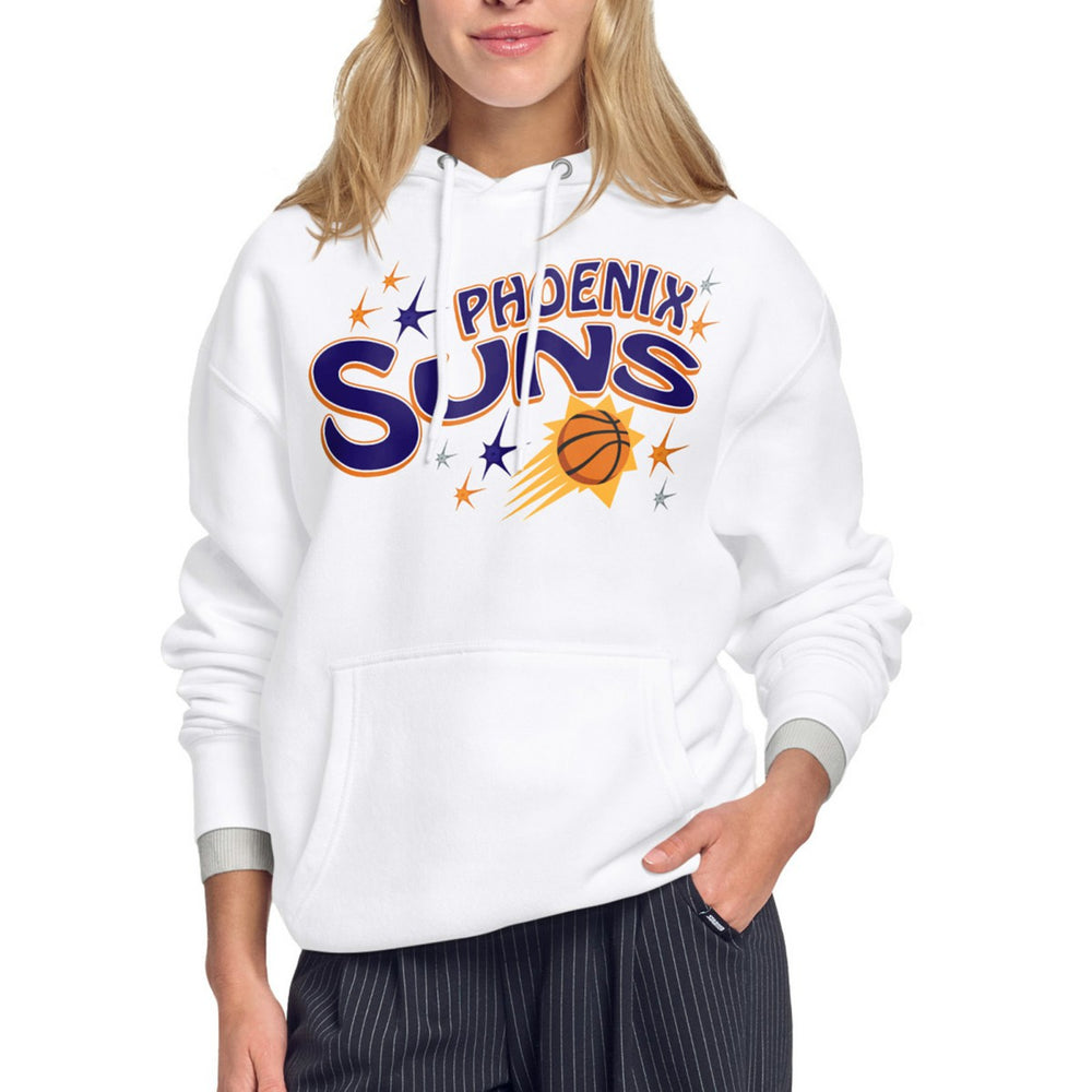 Phoenix Suns Starter Women's Fireworks Fleece Hoodie - White for sale